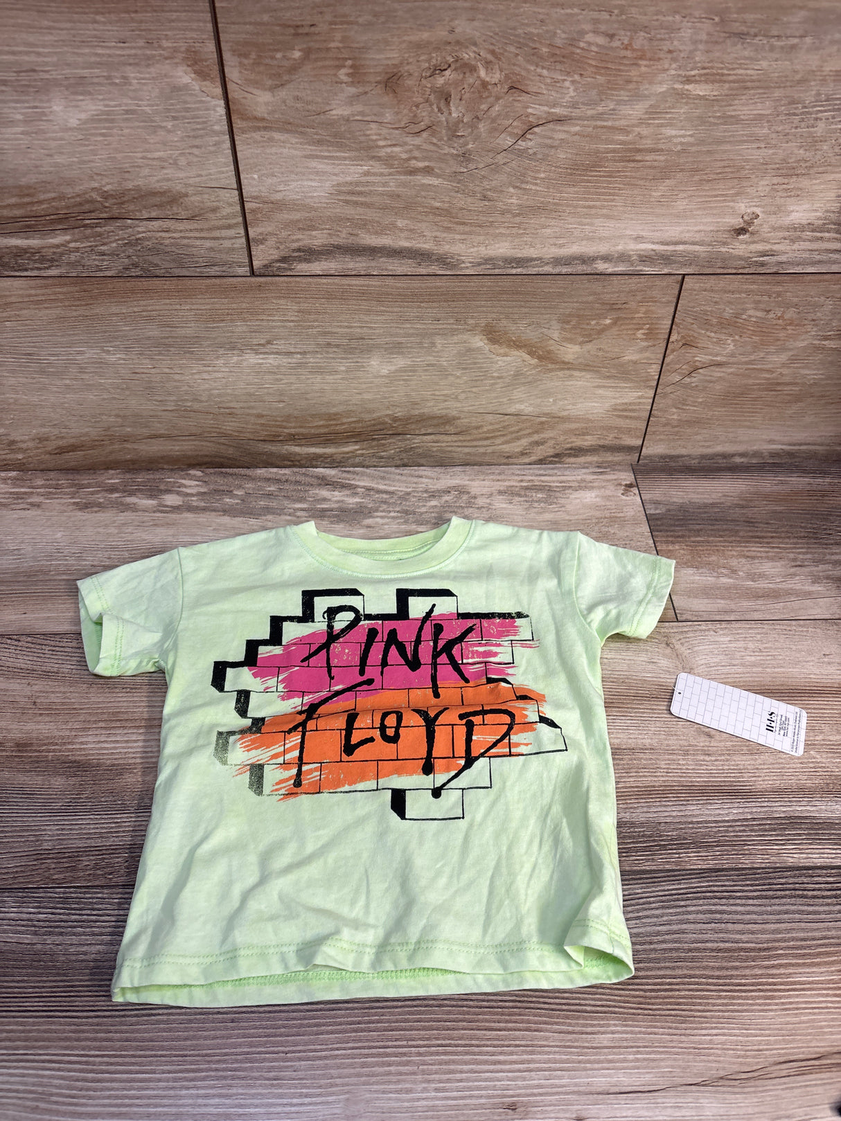 NEW Pink Floyd The Wall Shirt Lime Green sz 2T