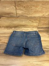 NEW Gap Maternity 4" Inset Panel Denim Shorts Medium Wash Blue sz 26/2 XS