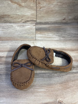 Cat & Jack Lionel Moccasin Slippers Brown sz 9c