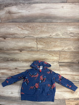 Marvel Spiderman Full Zip Hoodie Blue sz 5T