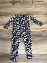 Larkspur Convertible Footed Romper Camo Grey sz 12-18m