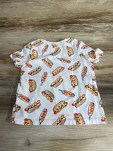 Old Navy Hot Dog Shirt White sz 3T