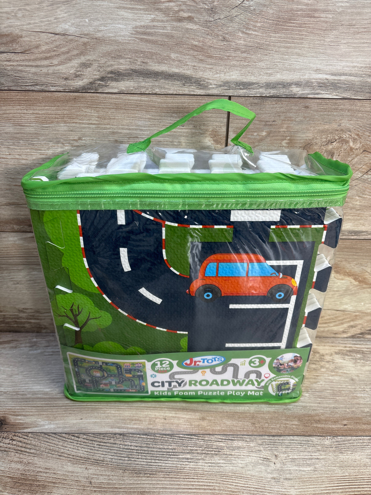 Jr. Tots City Roadway Foam Puzzle Play Mat 12pc