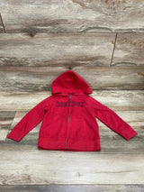 Oshkosh Logo Full Zip Hoodie Red sz 3T