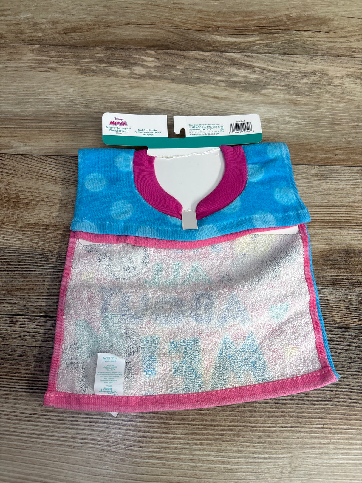 NEW Disney Minnie Mouse Terry Cloth Bibs 2pk