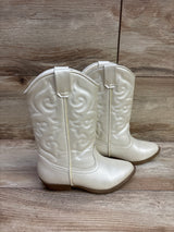 Tucker + Tate Cassidy Cowgirl Boots Pearl sz 11c
