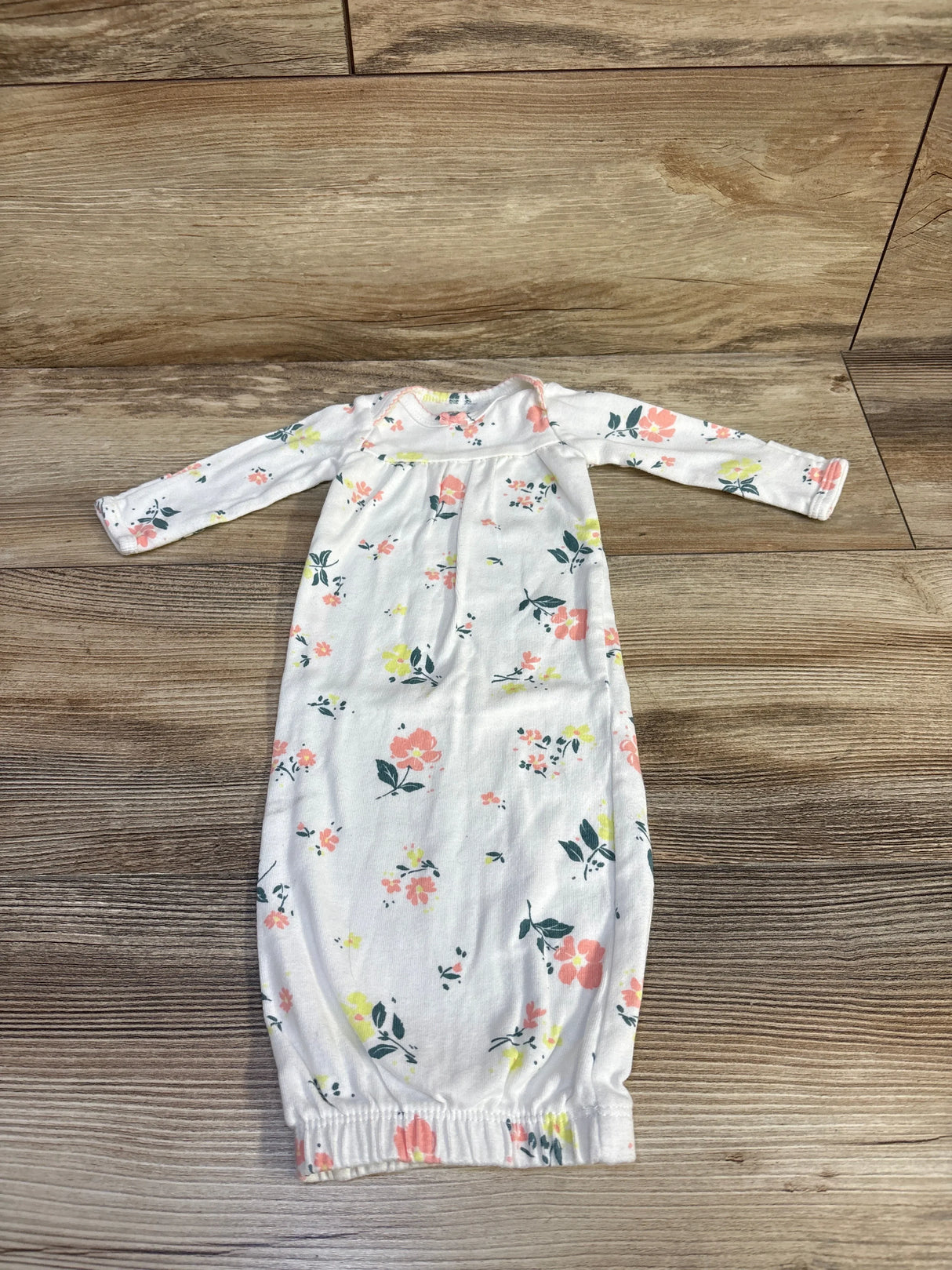 Carter's Sleep Gown White sz Preemie