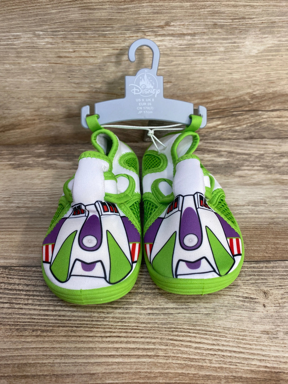 NEW Disney Store Buzz Lightyear Water Shoes sz 9c