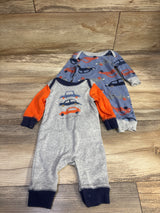 Carter's 2pk Coveralls Blue sz 3m