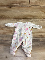 Just One You Blanket Sleeper White sz Newborn