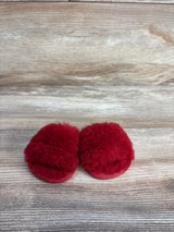 UGG Fluff Yeah Slides Red sz 0/1c