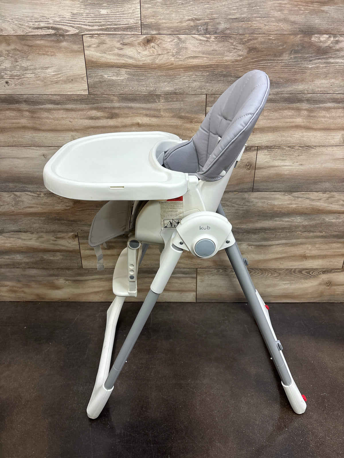 KÜB 3-in-1 Foldable Baby High Chair in Grey