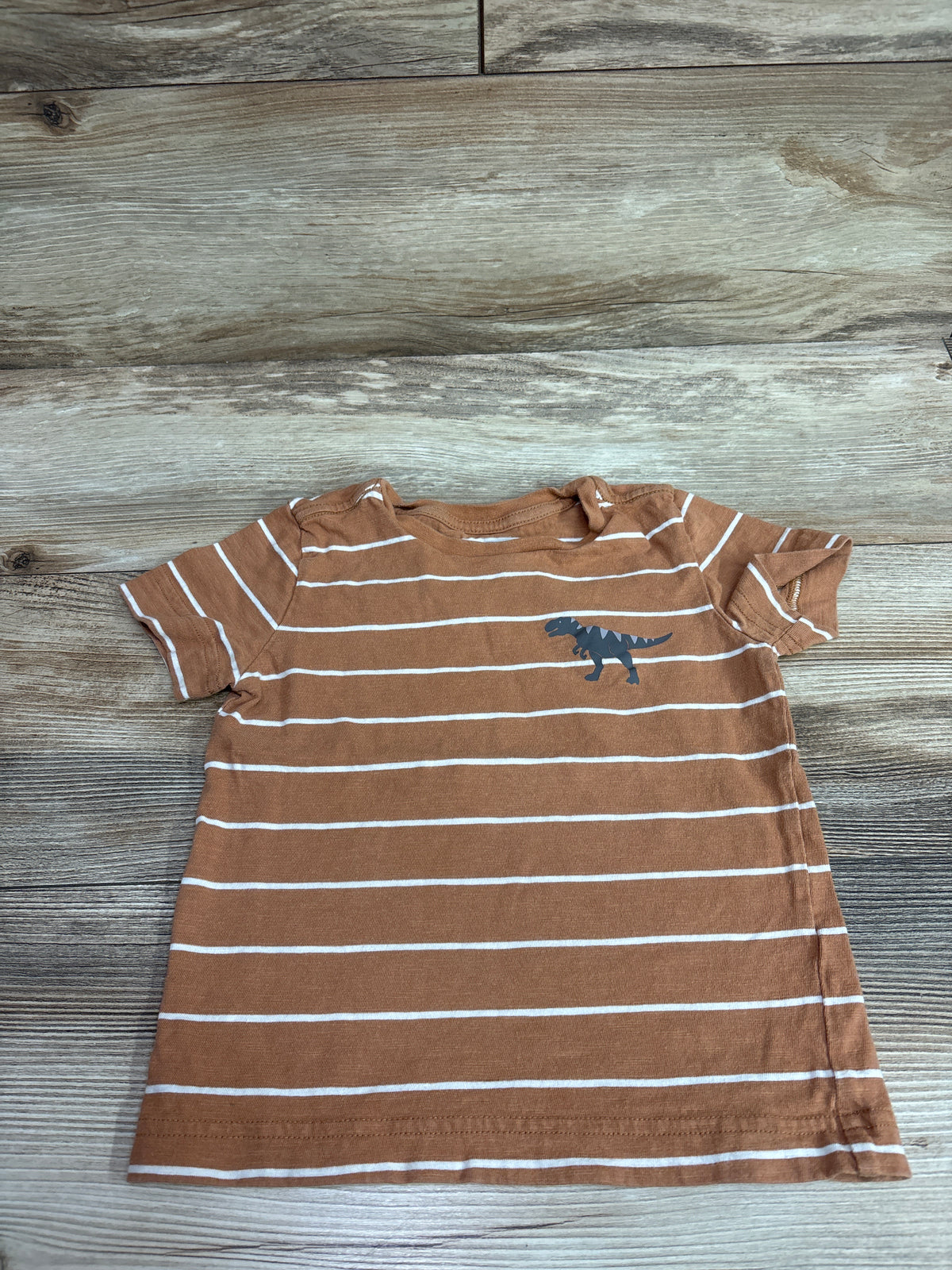 Pekkle Striped Shirt Brown sz 3T