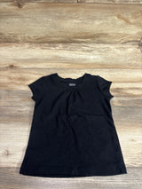 French Toast Pleated Neckline Shirt Black sz 3T