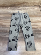 Zara x Disney Minnie Mouse Ribbed Leggings Sage sz 9-12m