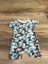 Tapout Logo Shortie Romper White sz 0-3m