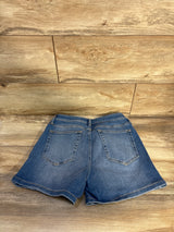 NEW Gap Maternity 4" Inset Panel Denim Shorts Medium Wash Blue sz 29/8 Medium