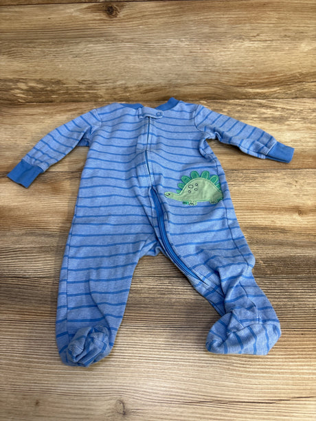 Just One You Striped Sleeper Blue sz 6m - Me n Mommy To Be