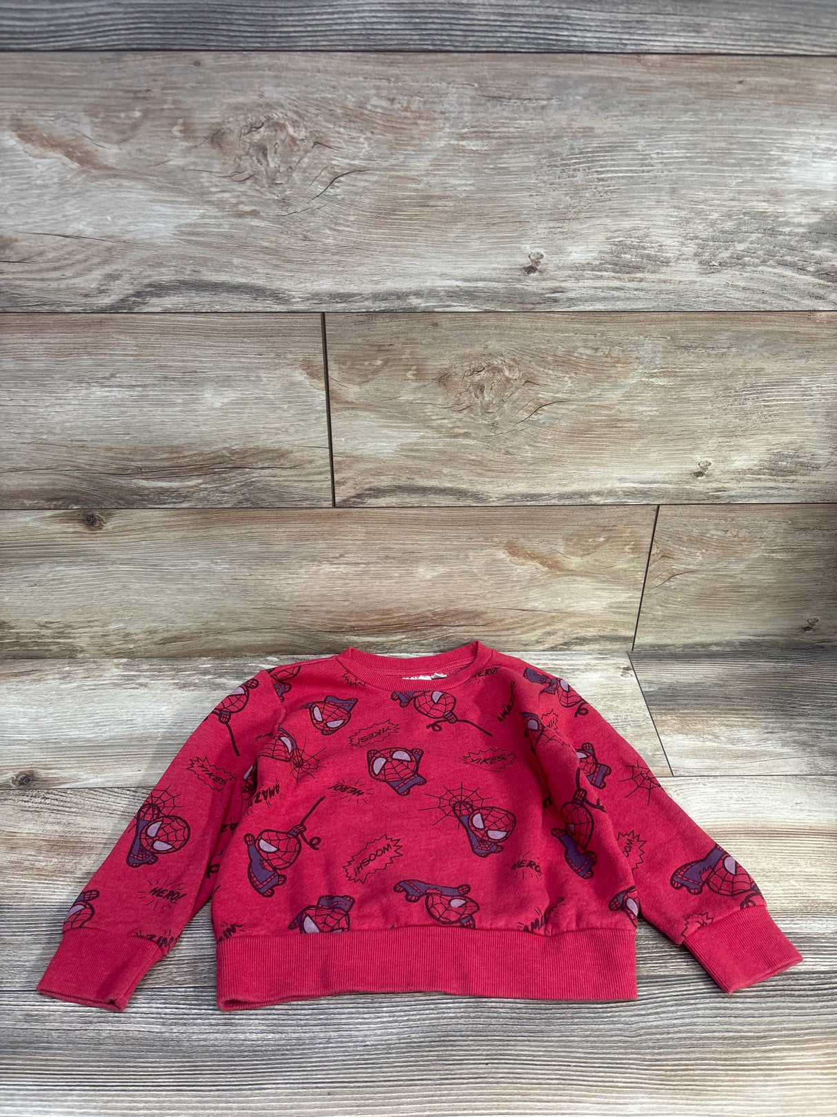 Marvel Spider-Man Pullover Sweatshirt Red sz 4T