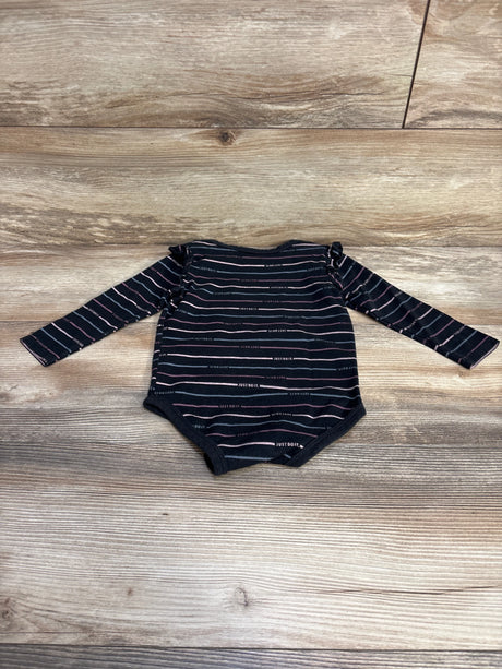 Nike Logo Striped Bodysuit Black sz 18m - Me n Mommy To Be
