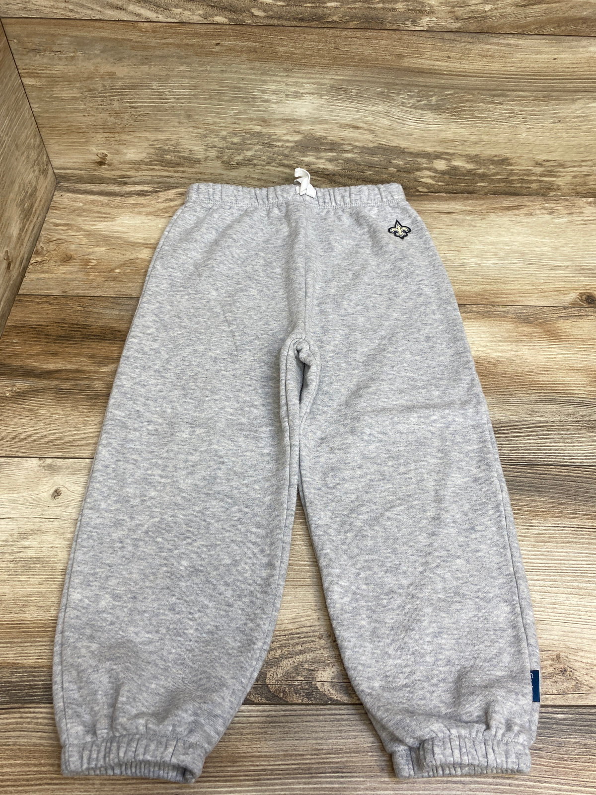 NFL Team Apparel New Orleans Saints Pull-On Joggers Grey sz 5T