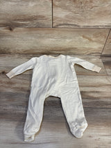 Hudson Baby Striped Sleeper Beige sz 0-3m