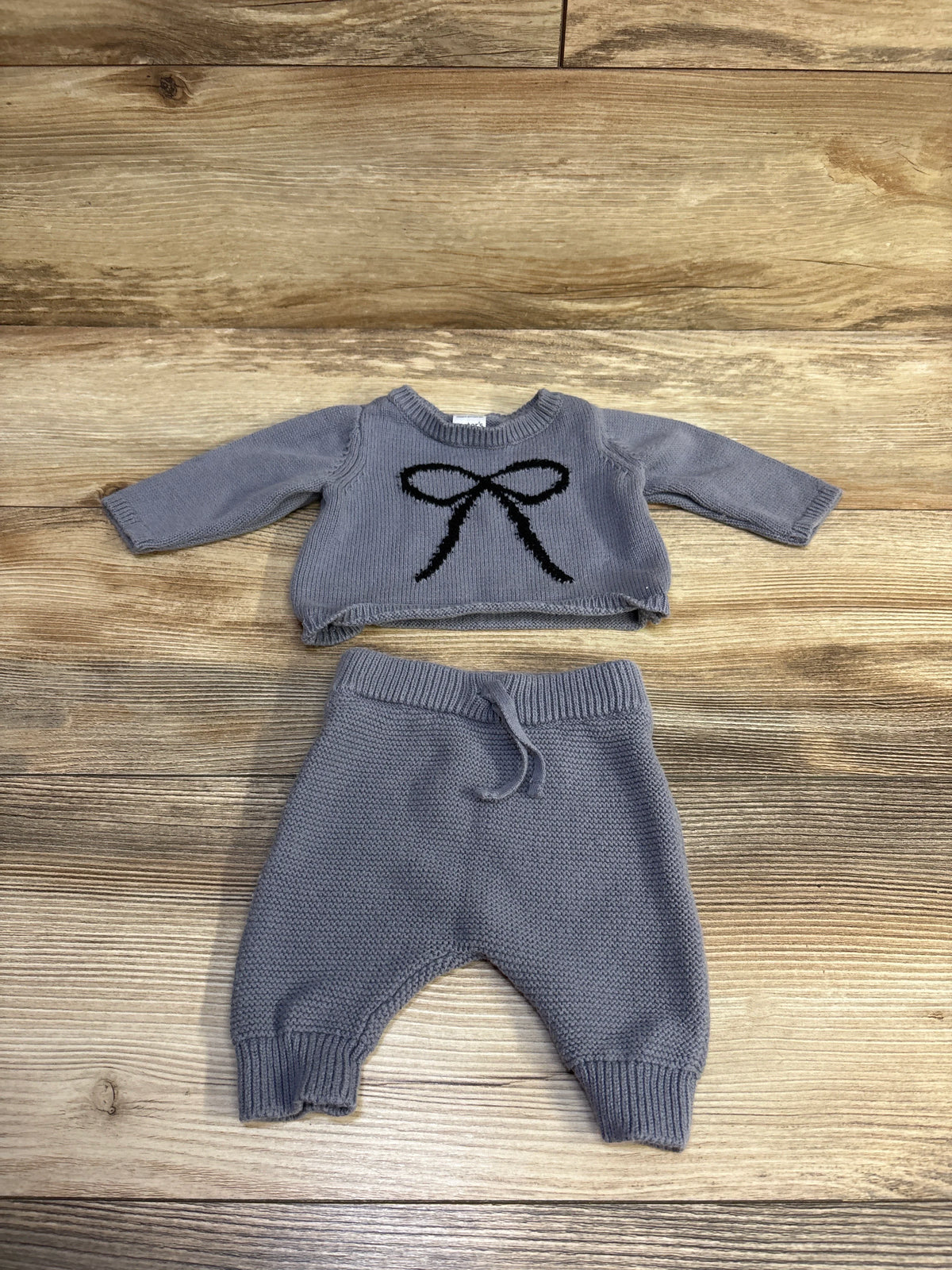 Just One You 2pc Knit Shirt & Pants Set Blue sz Newborn
