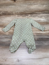 Carter's Floral Sleeper Green sz Newborn