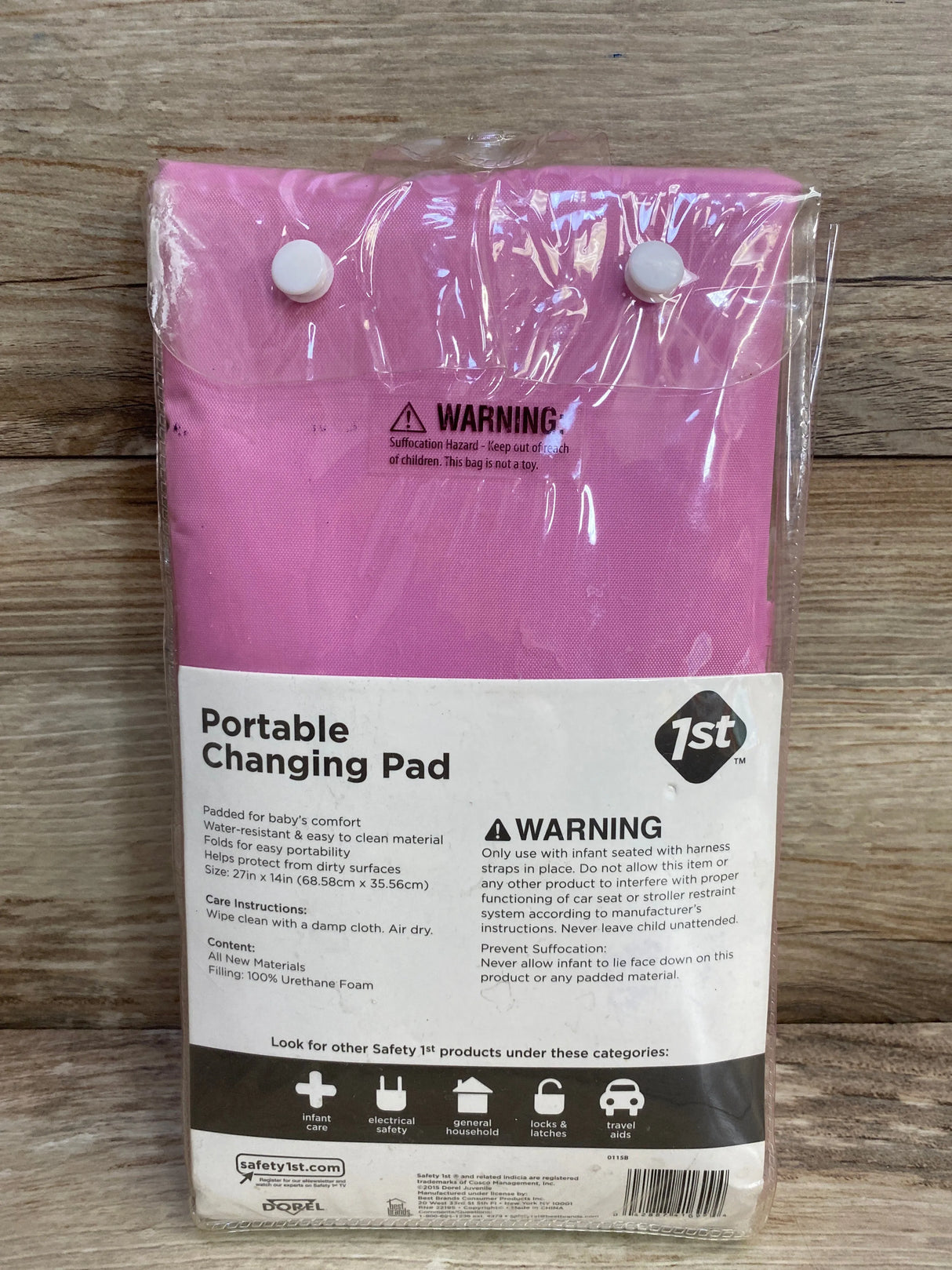 NEW Safety 1st Portable Diaper Changing Pad, Pink - Me n Mommy To Be