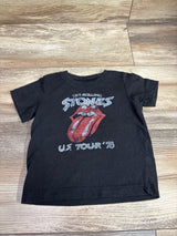 The Rolling Stones Shirt Black sz 12m