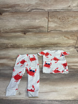 Just One You 2pc Crab Pajama Set Beige sz 12m