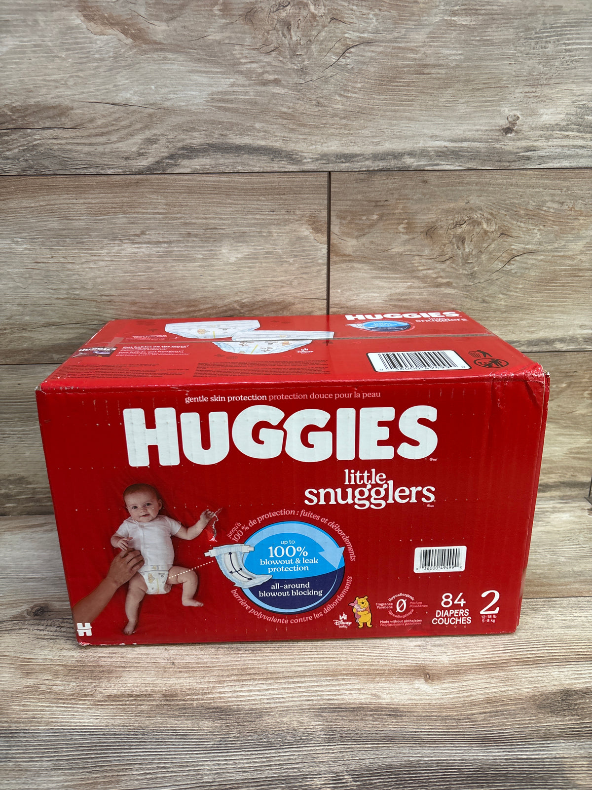NEW Huggies Little Snugglers Diapers Size 2 84ct
