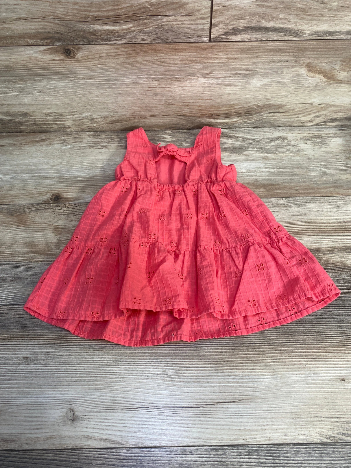 Cat & Jack Eyelet Dress Pink sz 18m