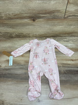 NEW Charlotte & Star Ribbed Snap Sleeper Pink sz 0-3m