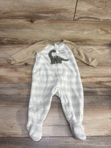 Kids Headquarters Dino Sleepy Saurus Blanket Sleeper Tan sz 9m