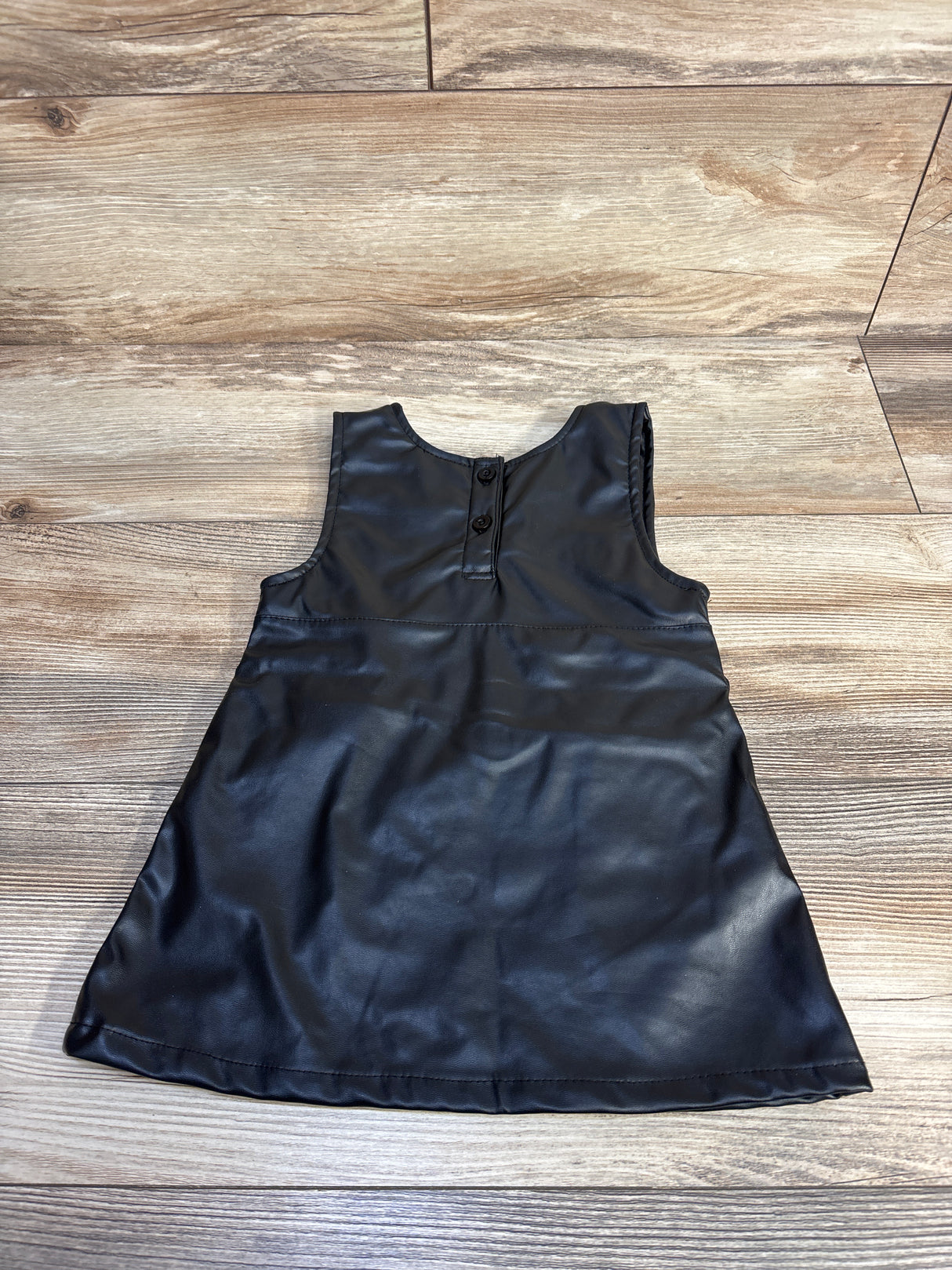 Nicole Miller Leather Dress Black sz 18m