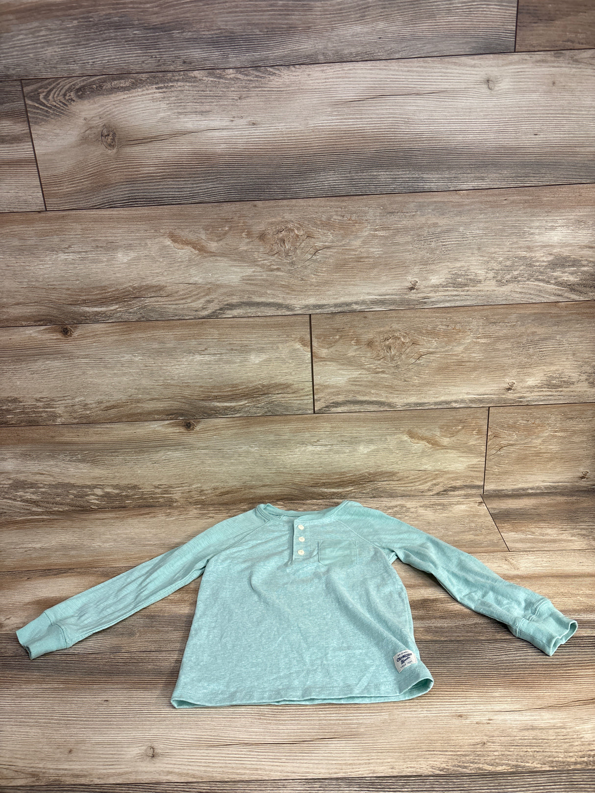 OshKosh Long Sleeve Shirt Green sz 5T