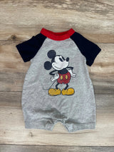 Baby Gap x Disney Baby Mickey Mouse Romper Grey sz 0-3m