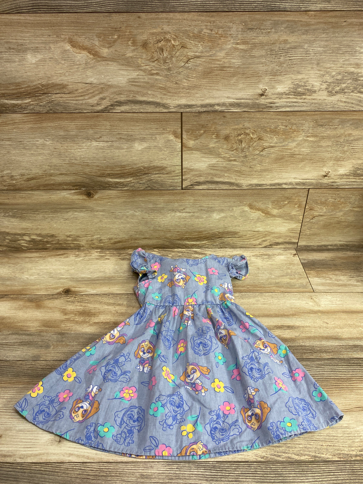 Nickelodeon PAW Patrol Chambray Dress Blue sz 3T