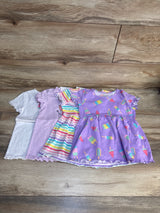 NEW Children's Place 4pk Shirts Purple sz 5T