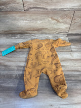 NEW Child Of Mine Blanket Sleeper Orange sz Preemie