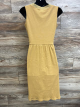 Roolee Mom Nursing Tank Dress Yellow sz Small