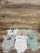 Champion 7pk Bodysuits Grey sz 6m
