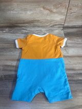 Cat & Jack Beach Shortie Romper Orange sz 0-3m
