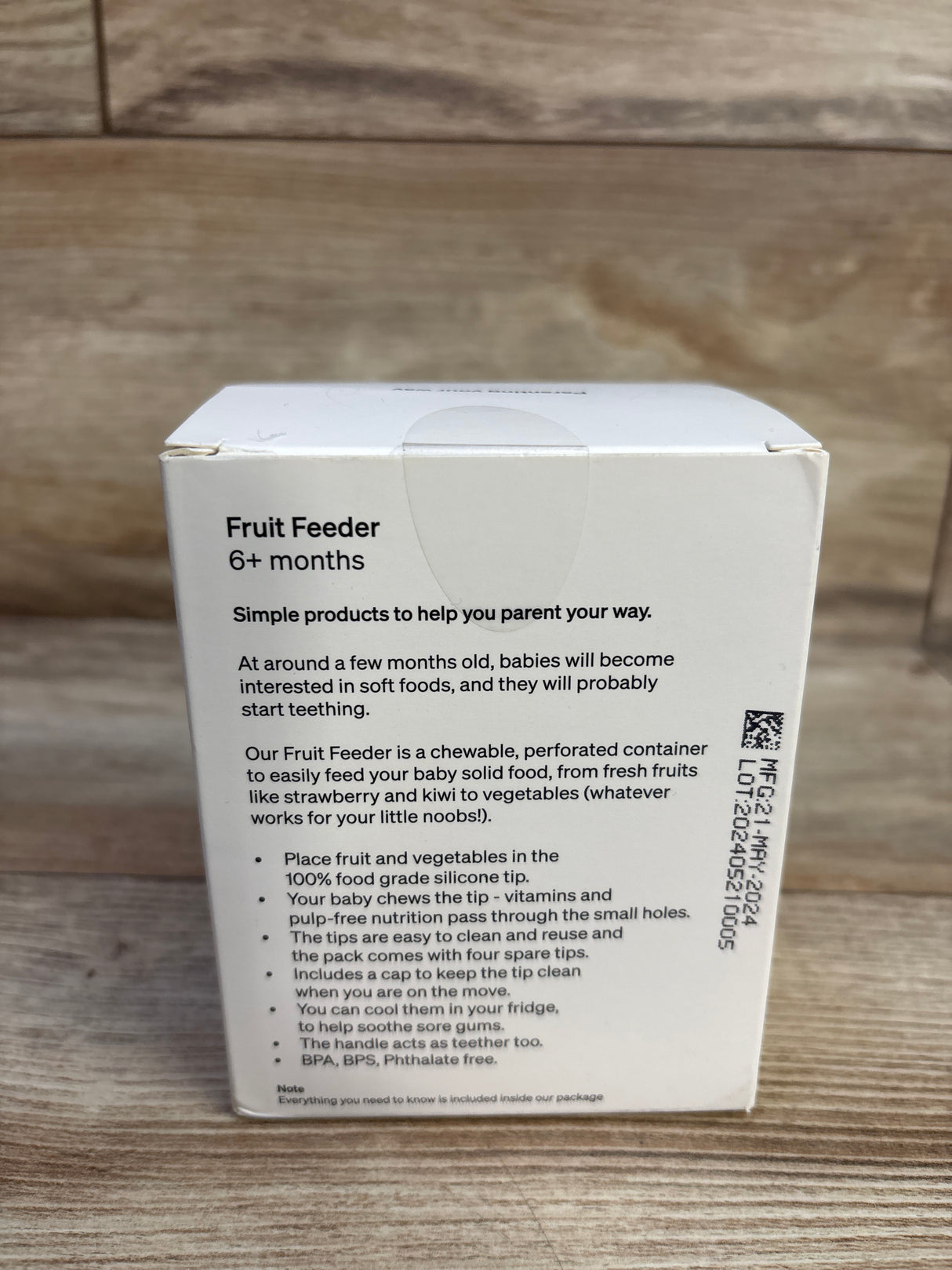NEW Love Noobs 2pk Fruit Feeders