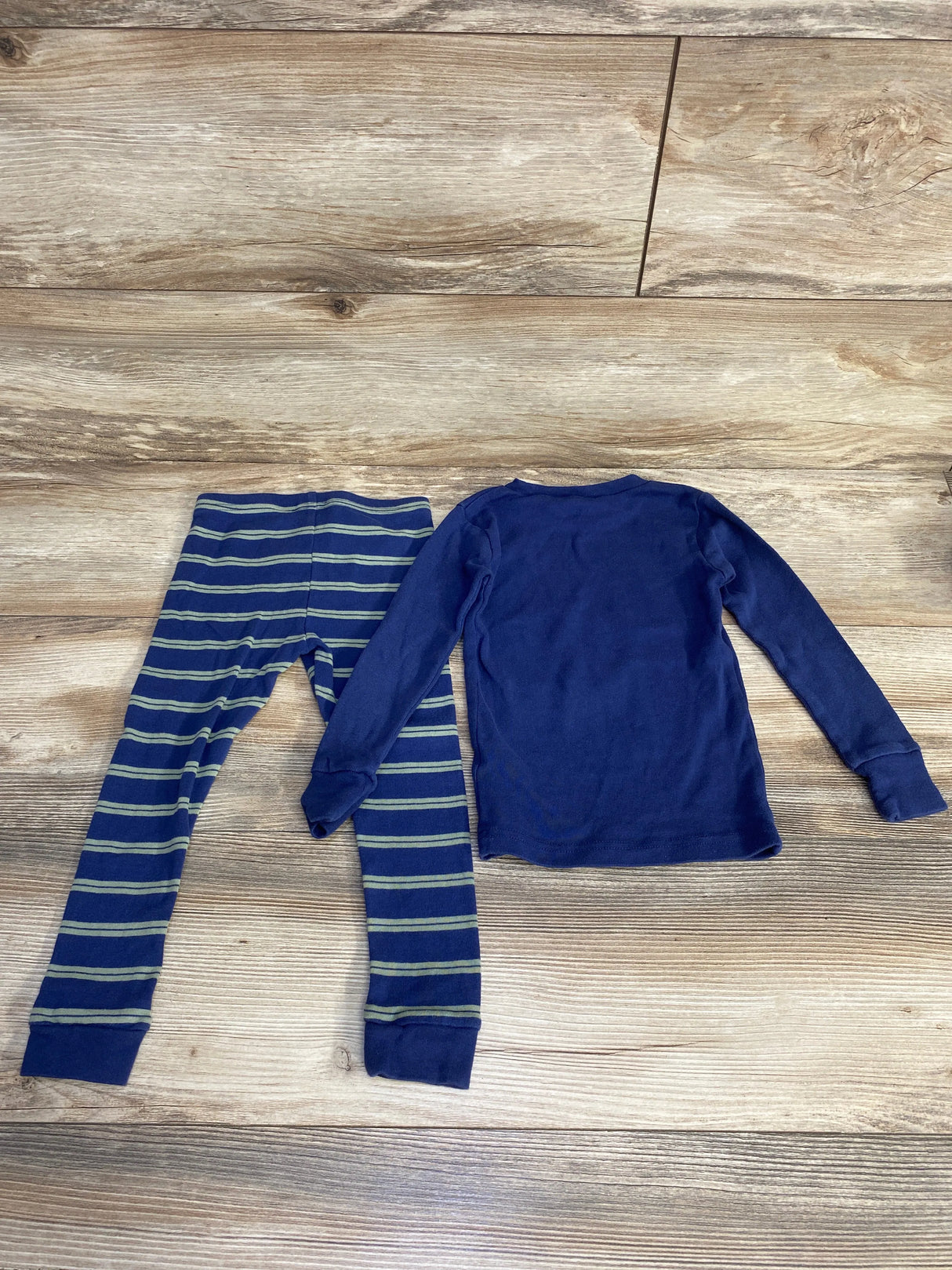 Just One You 2pc Moose Pajama Set Navy sz 3T