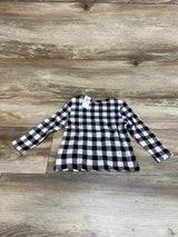 NEW Old Navy Black/Ivory Buffalo Check Shirt sz 2T