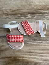 Handcrafted Children's Place Gingham Strappy Sandals sz 4c