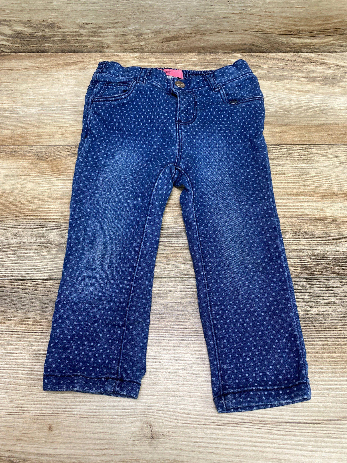 Old Navy Skinny Polka Dot Jeggings Blue sz 18-24m