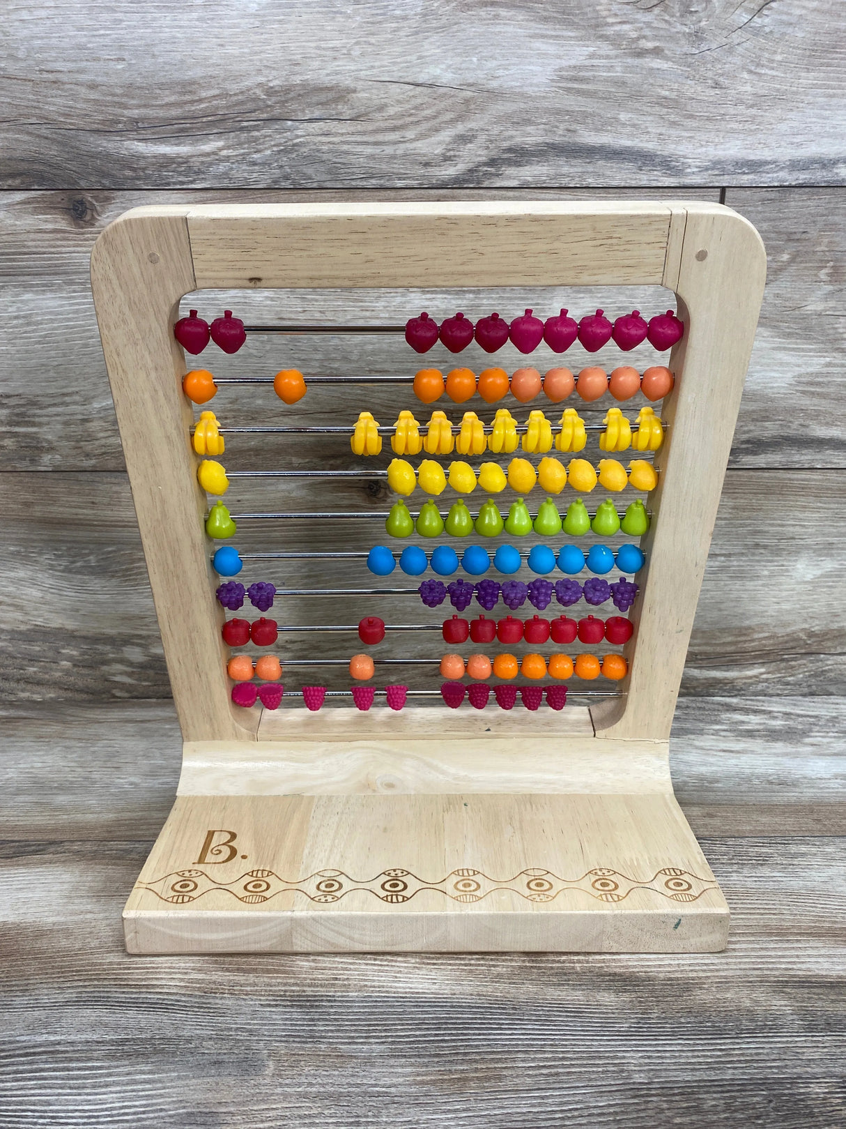 B. Toys Classic Two-ty Fruity! Wooden Abacus